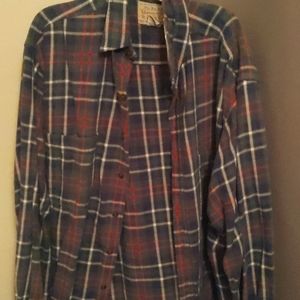EUC mens long sleeve A&F button up